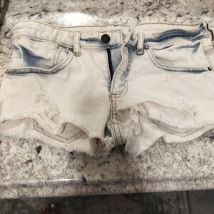 Stylish White Denim Shorts